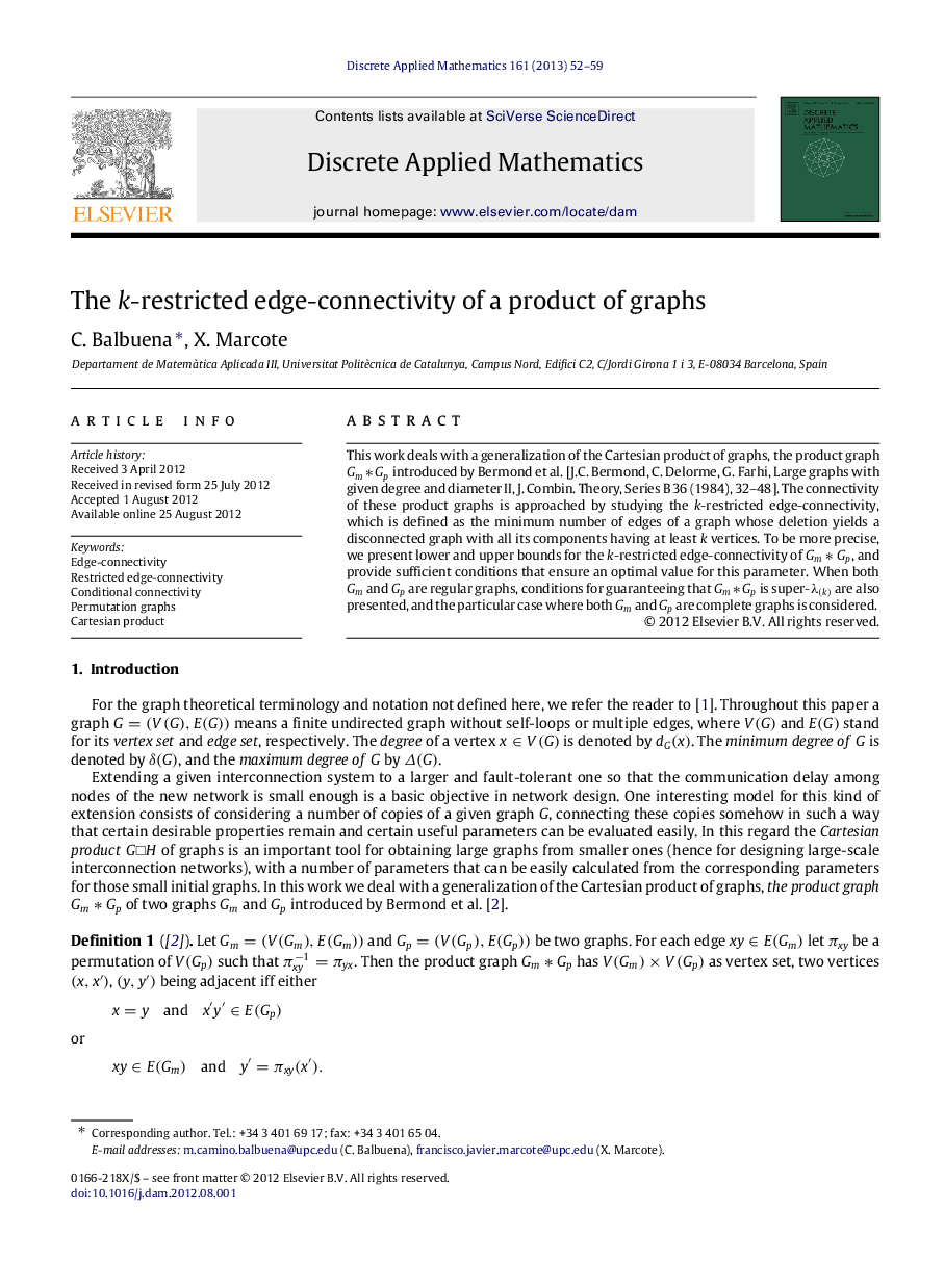 The kk-restricted edge-connectivity of a product of graphs