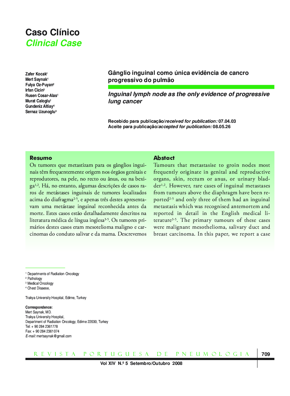 Inguinal lymph node as the only evidence of progressive lung cancer