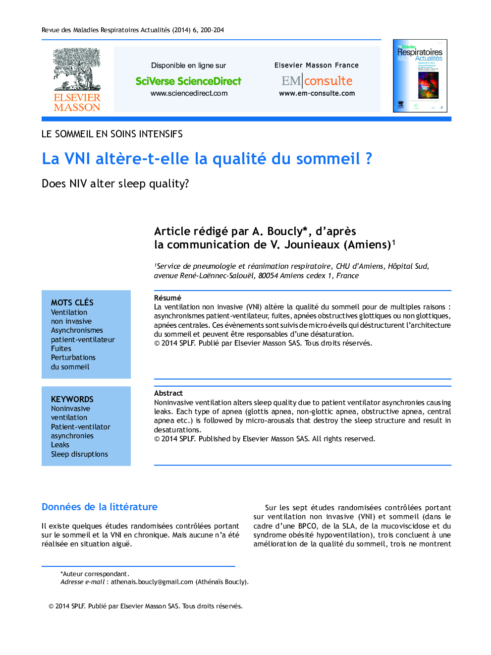 La VNI altÃ¨re-t-elle la qualité du sommeil ?