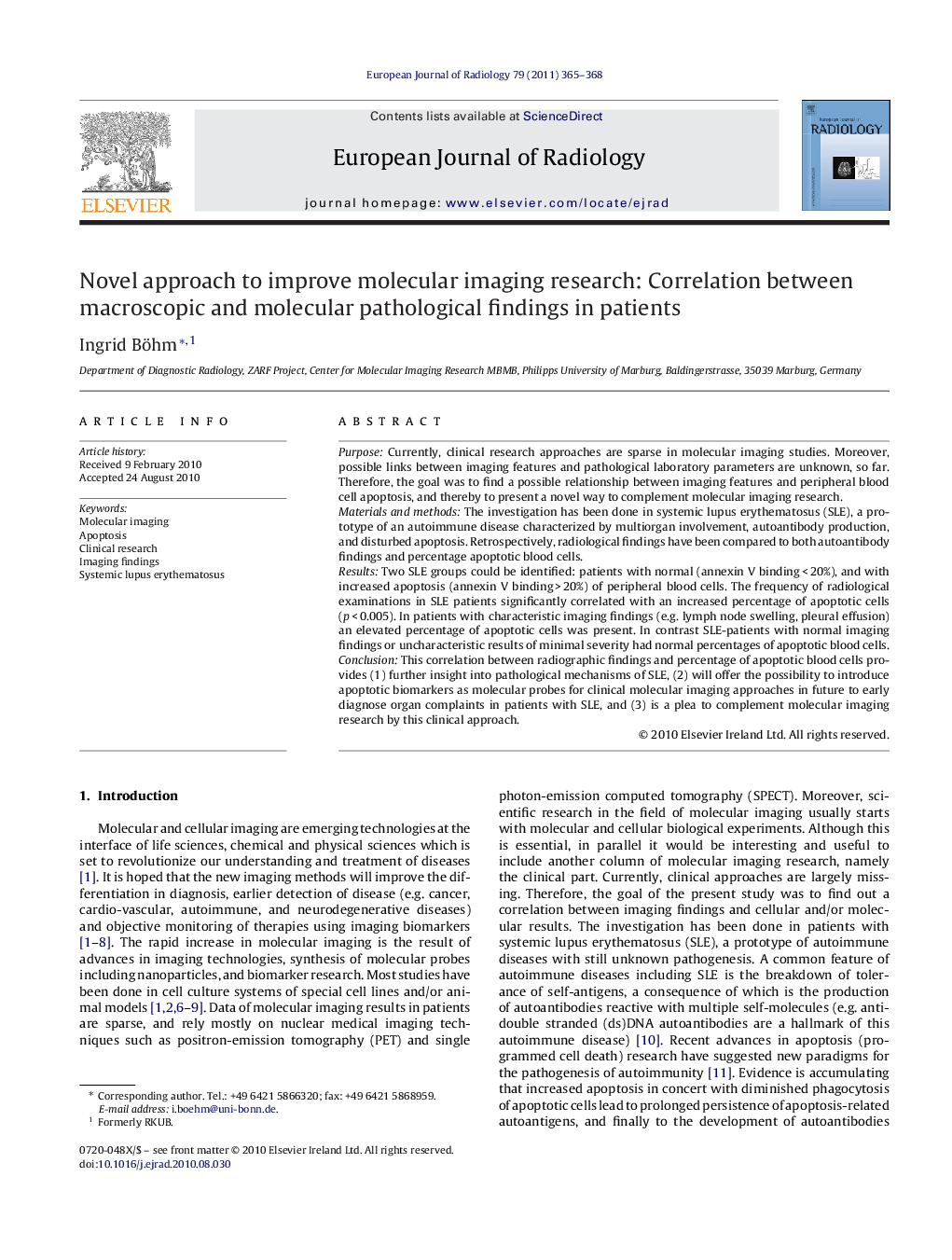 Novel approach to improve molecular imaging research: Correlation between macroscopic and molecular pathological findings in patients