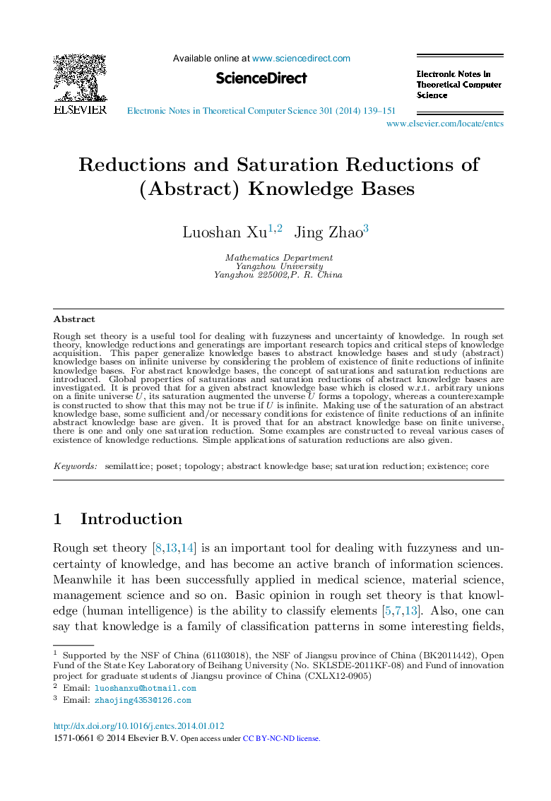 Reductions and Saturation Reductions of (Abstract) Knowledge Bases