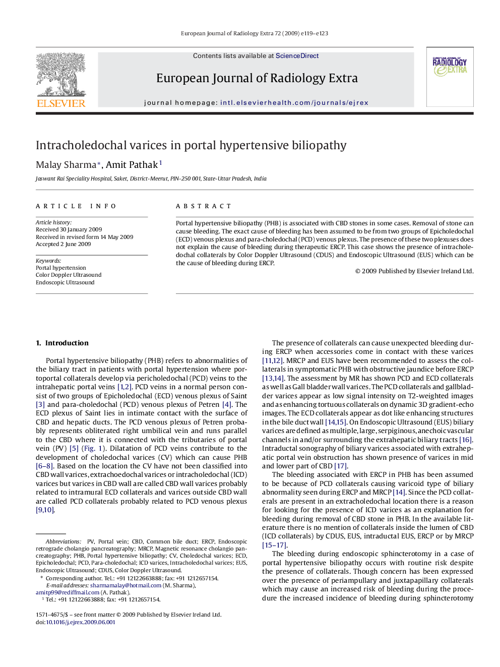 Intracholedochal varices in portal hypertensive biliopathy