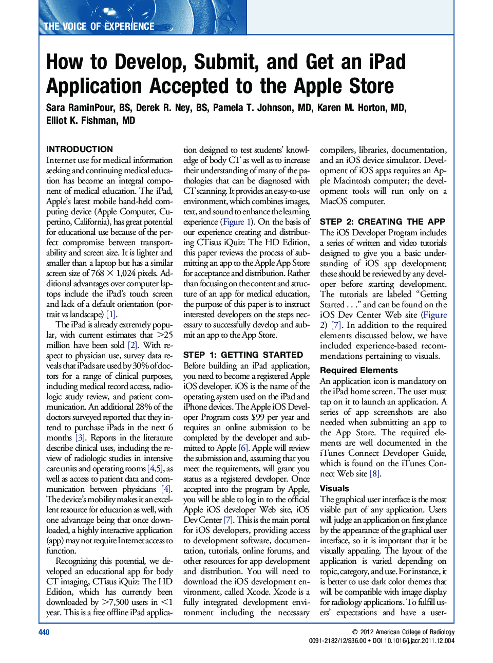 How to Develop, Submit, and Get an iPad Application Accepted to the Apple Store