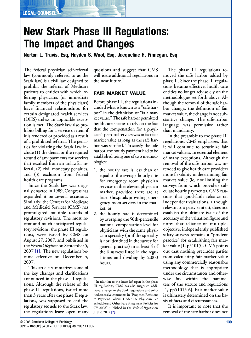 New Stark Phase III Regulations: The Impact and Changes
