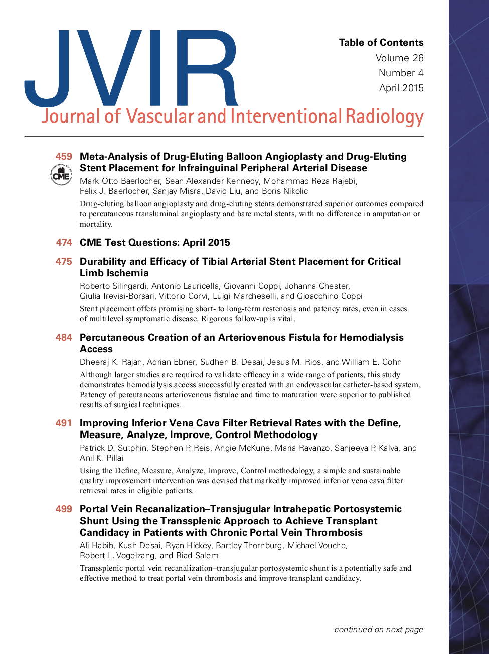 Table of Contents
