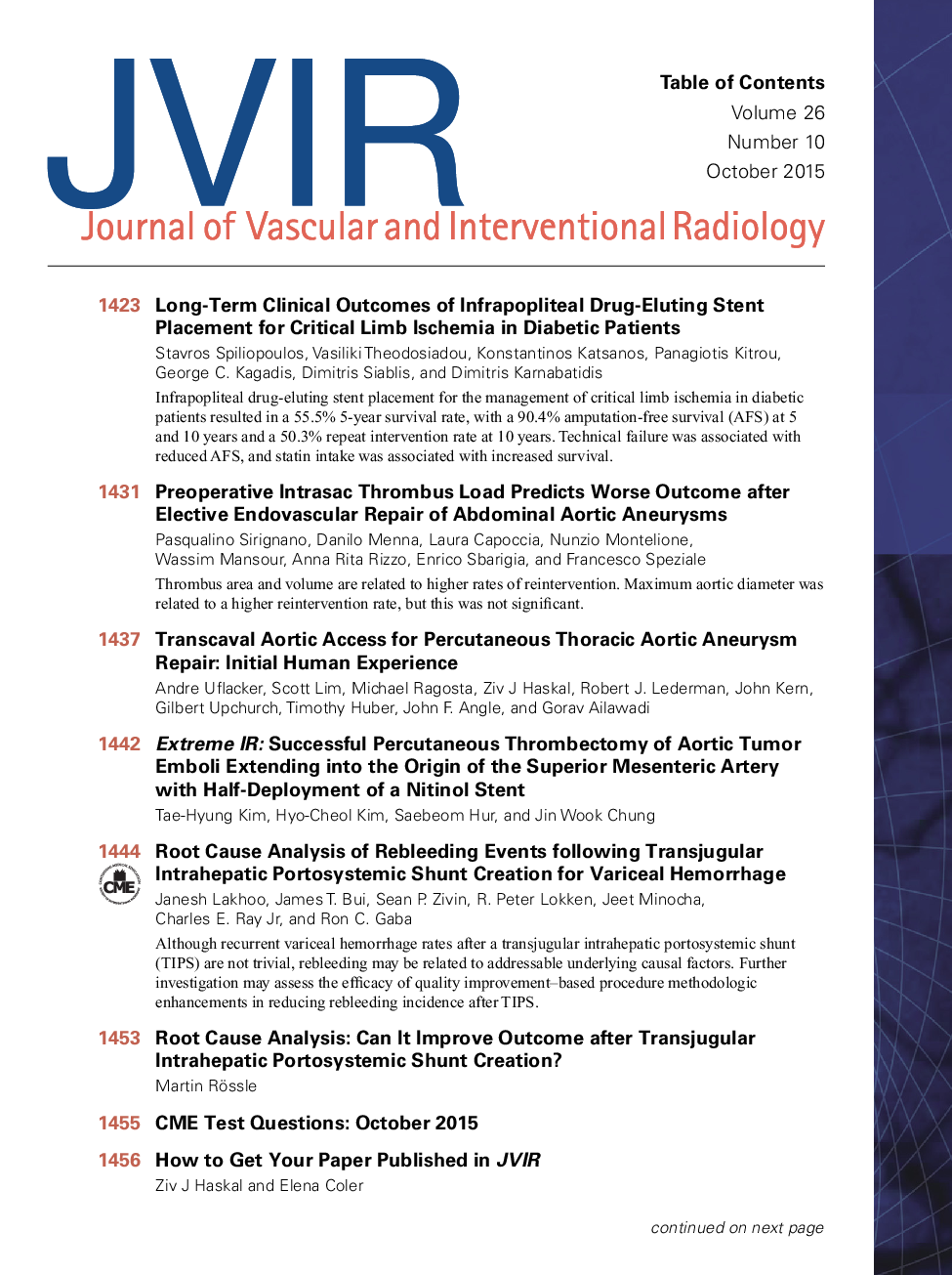 Table of Contents