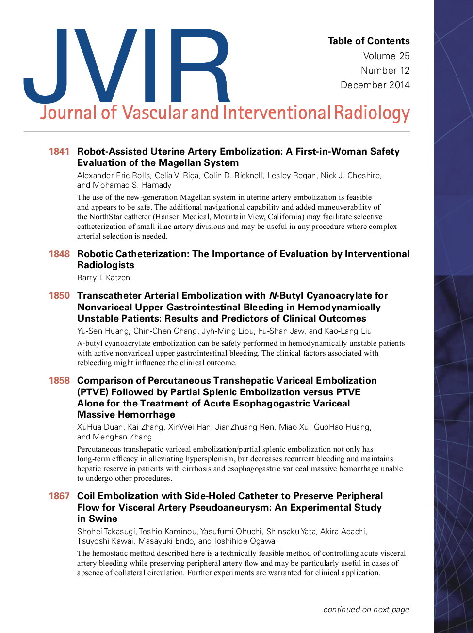 Table of Contents