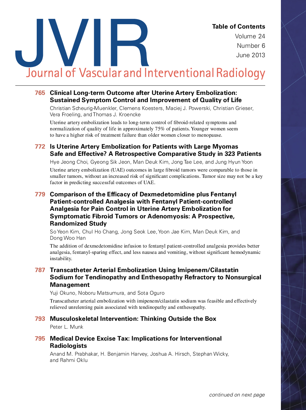 Table of Contents