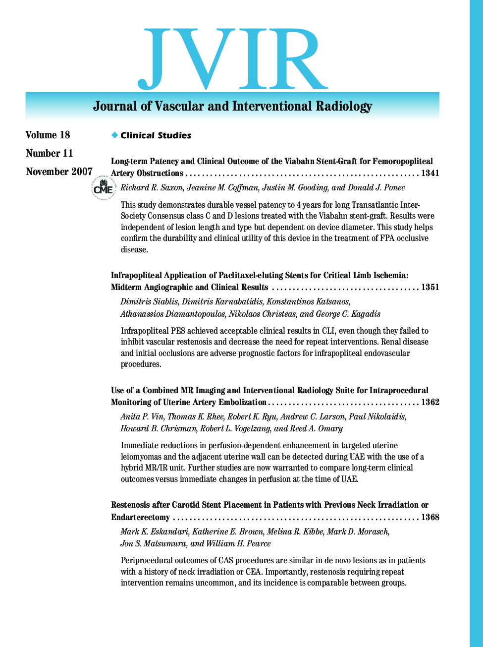 عکس صفحه اول مقاله: Table of Contents Table of Contents