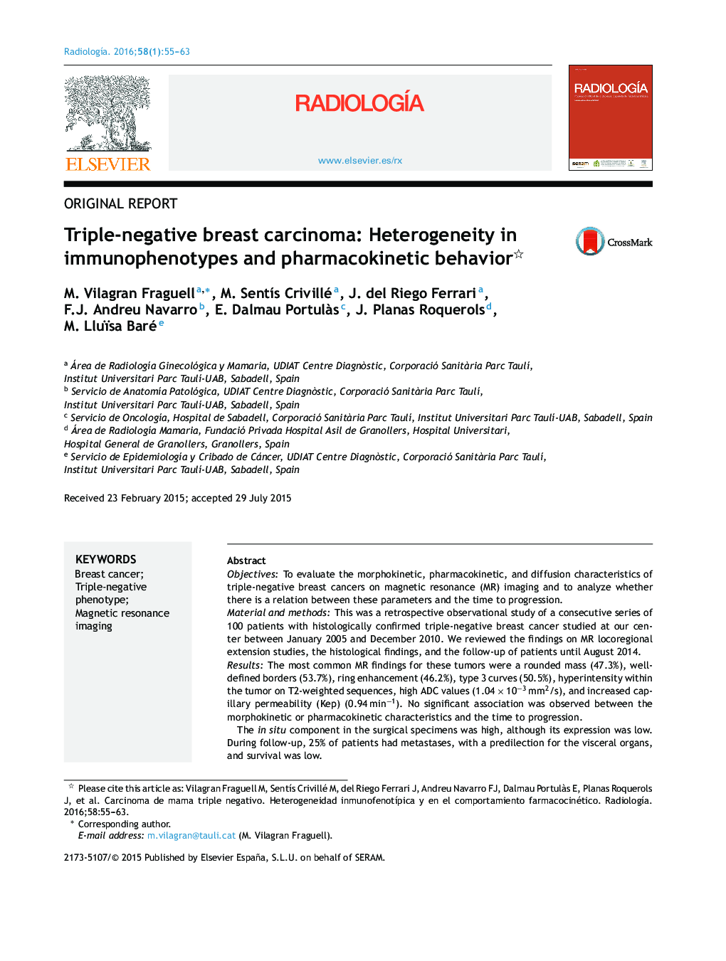 Triple-negative breast carcinoma: Heterogeneity in immunophenotypes and pharmacokinetic behavior 