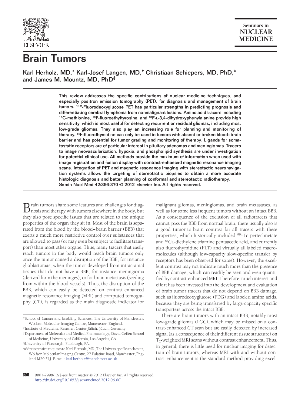 Brain Tumors