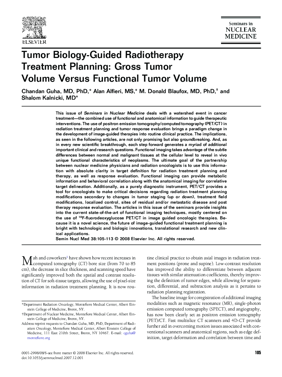 Tumor Biology-Guided Radiotherapy Treatment Planning: Gross Tumor Volume Versus Functional Tumor Volume