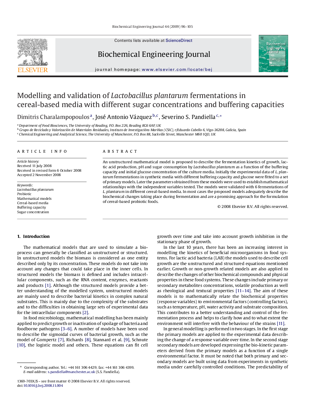 Modelling and validation of Lactobacillus plantarum fermentations in cereal-based media with different sugar concentrations and buffering capacities