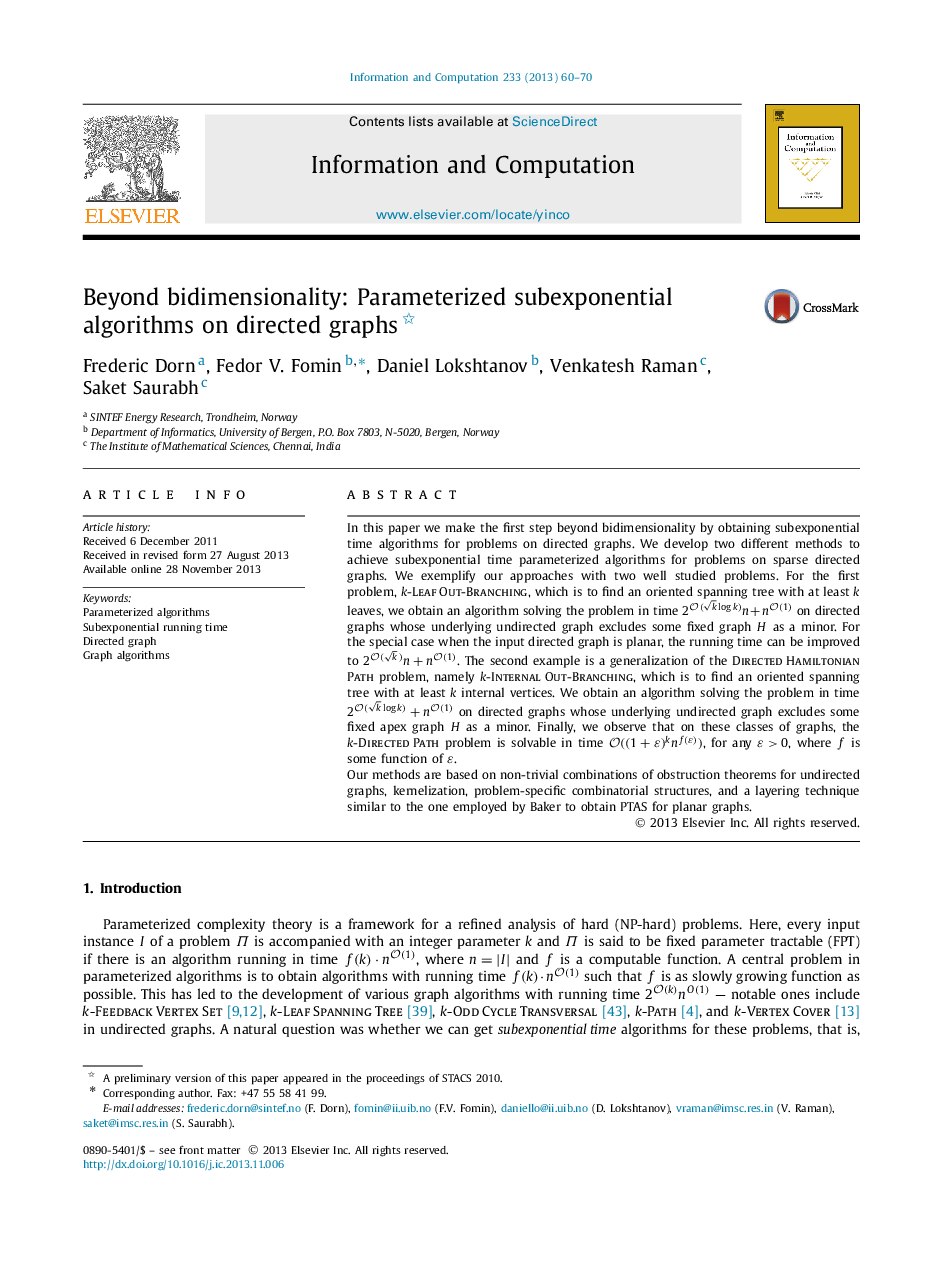 Beyond bidimensionality: Parameterized subexponential algorithms on directed graphs 