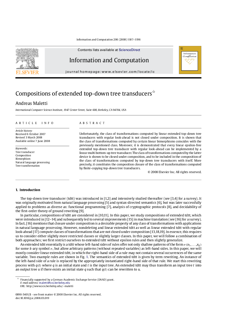 Compositions of extended top-down tree transducers 