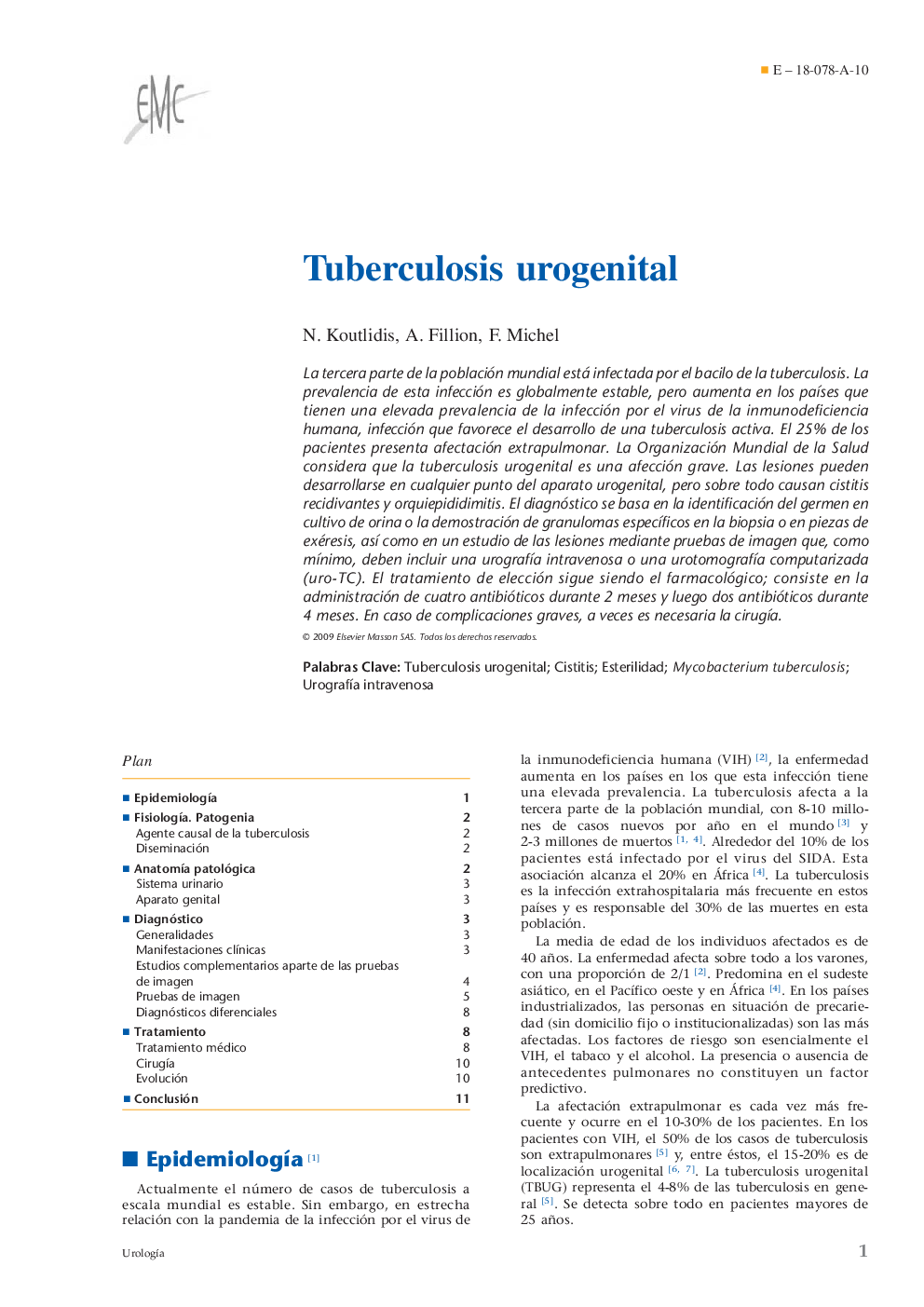 Tuberculosis urogenital