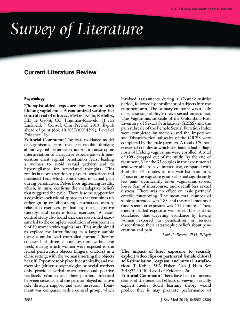 Current Literature Review