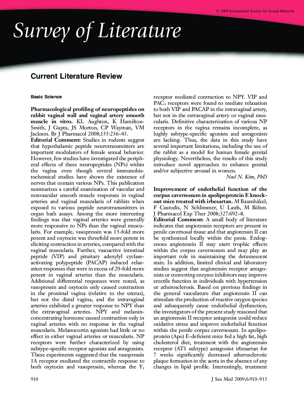 عکس صفحه اول مقاله: Survey of Literature: Current Literature Review Survey of Literature: Current Literature Review