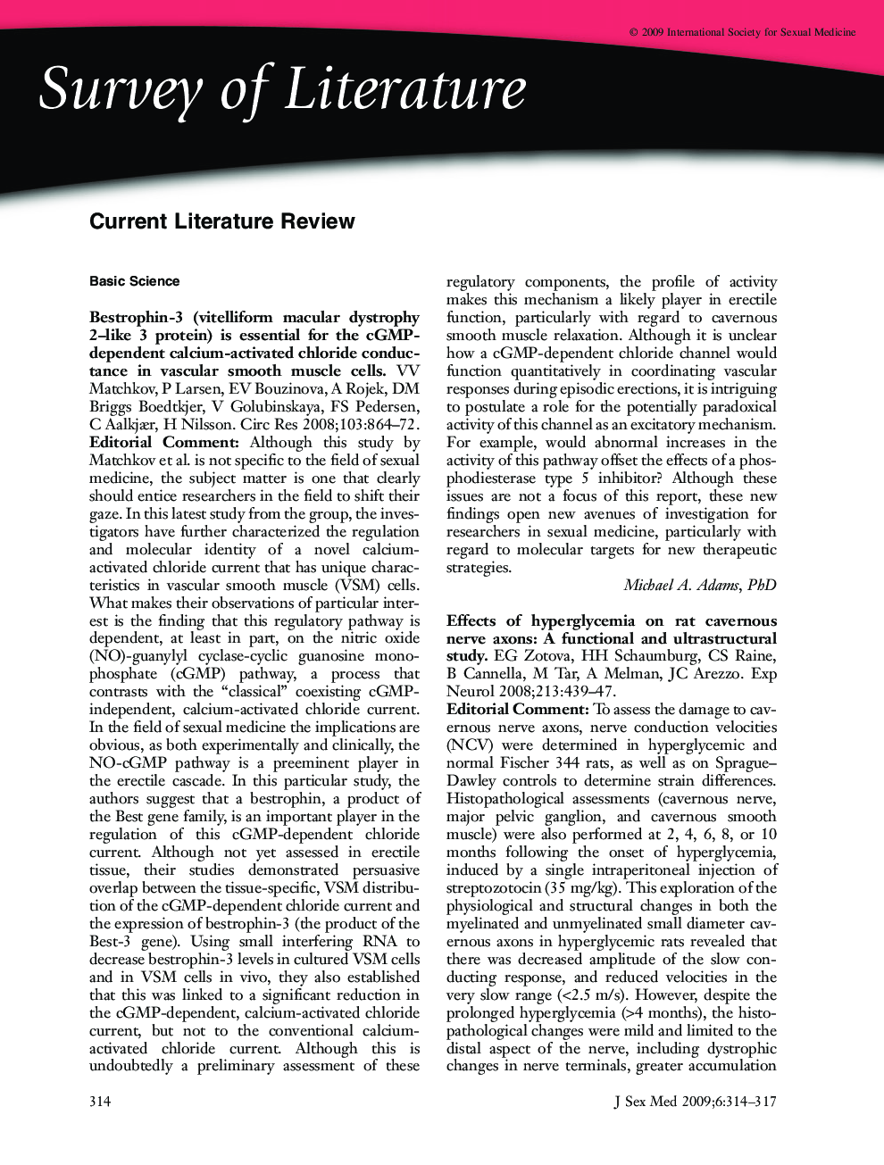 Survey of Literature: Current Literature Review