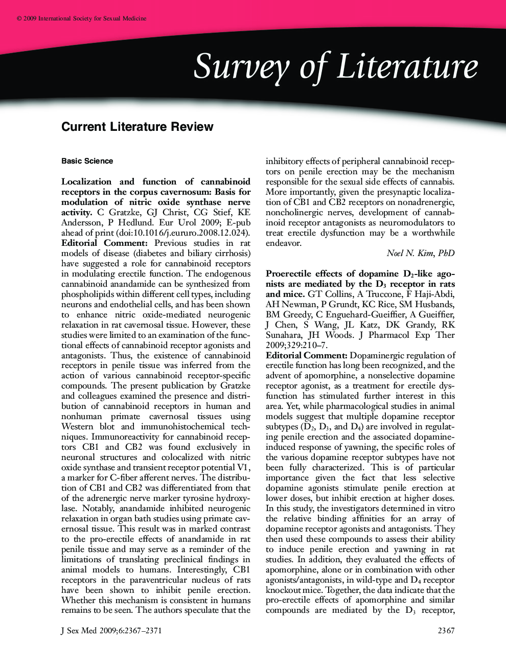 Survey of Literature: Current Literature Review
