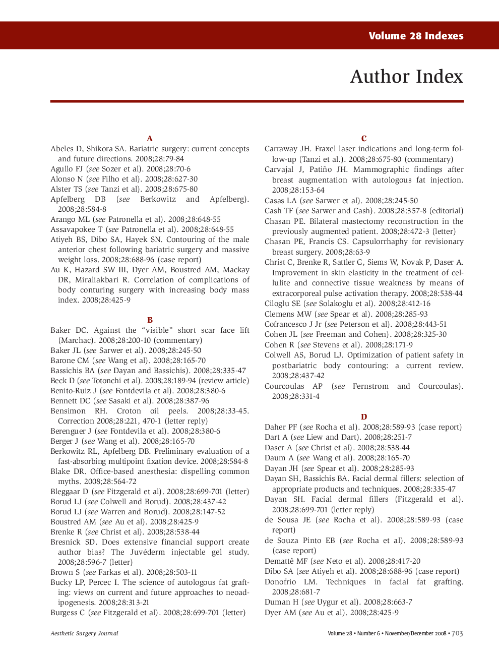 Author Index