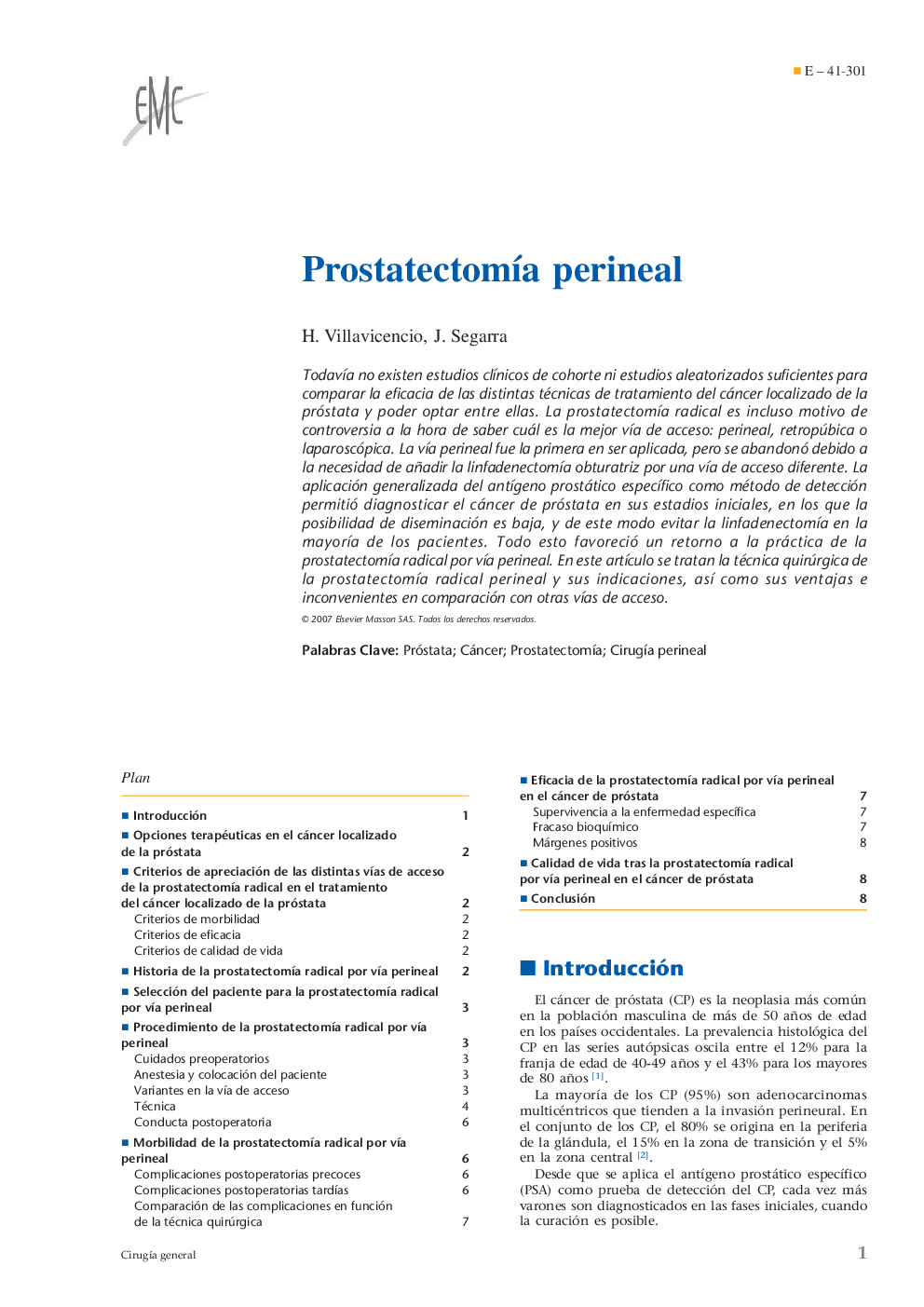 Prostatectomía perineal