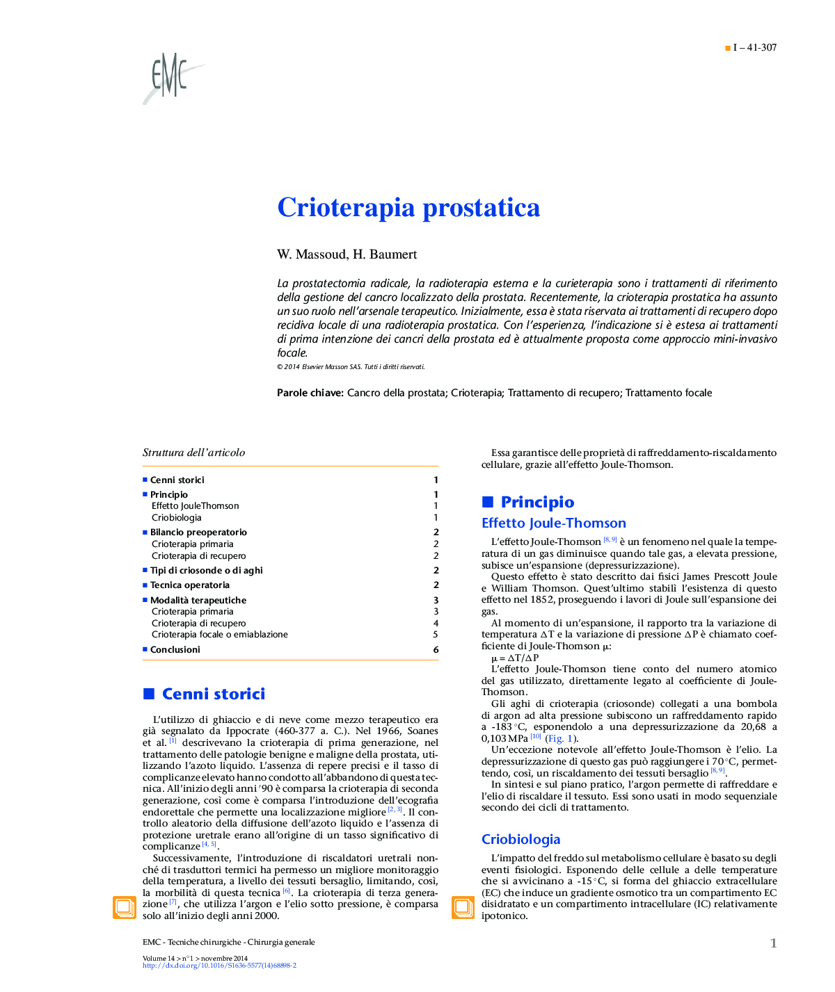 Crioterapia prostatica