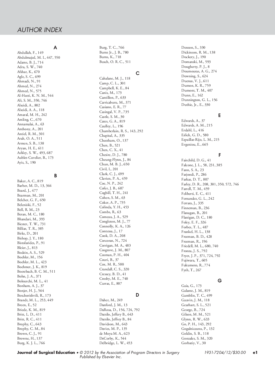 Author Index