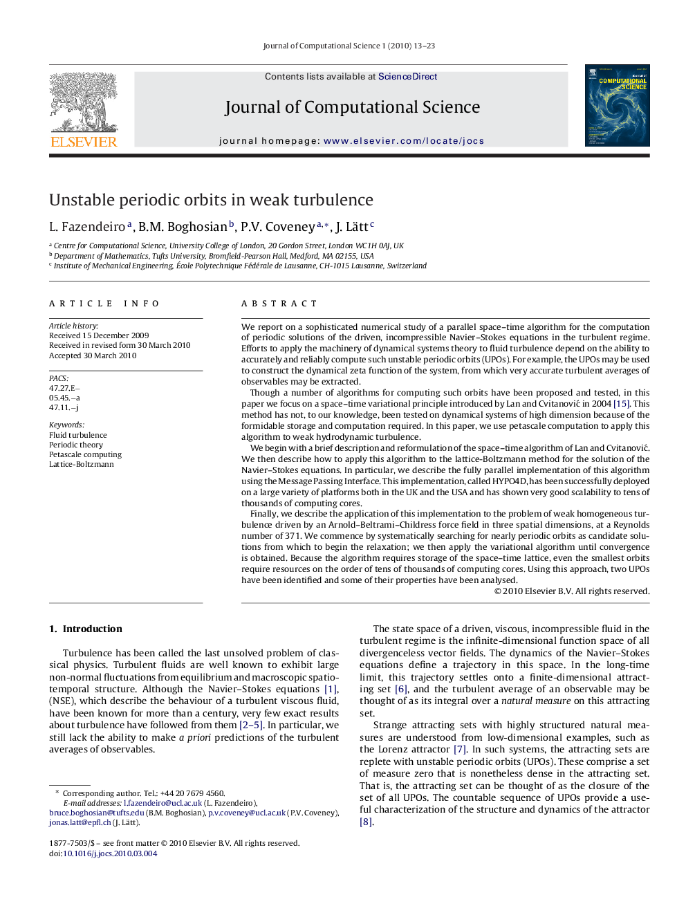 Unstable periodic orbits in weak turbulence