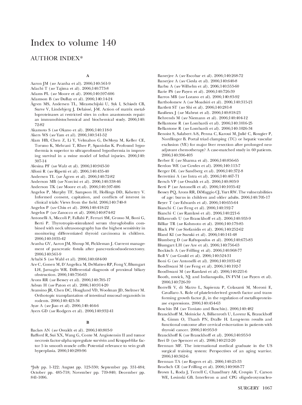 Author Index