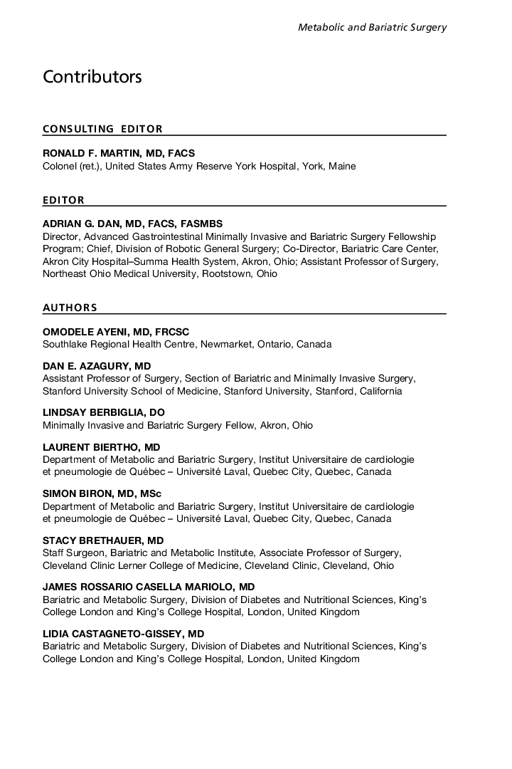 Contributors