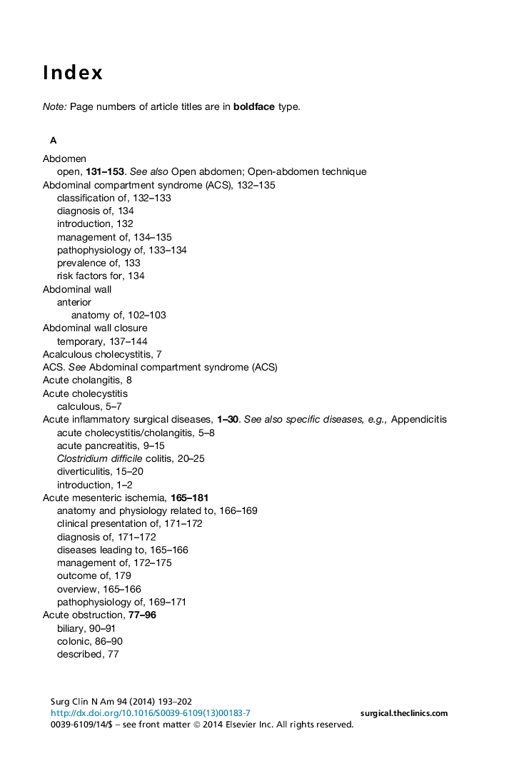 عکس صفحه اول مقاله: Index Index