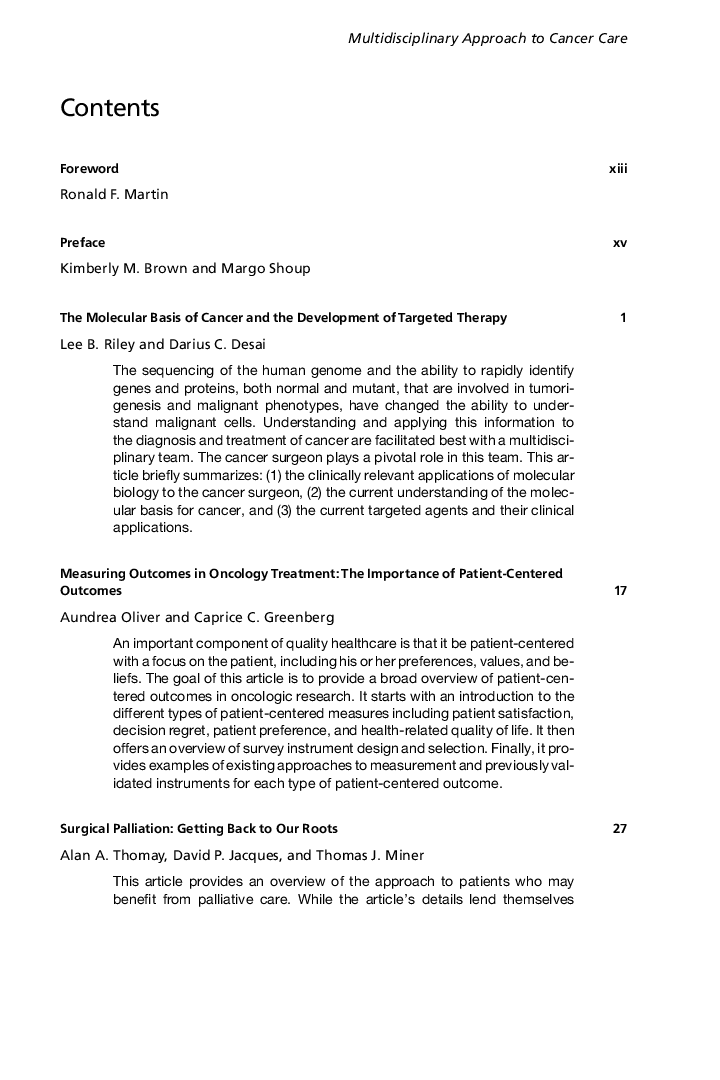 Contents