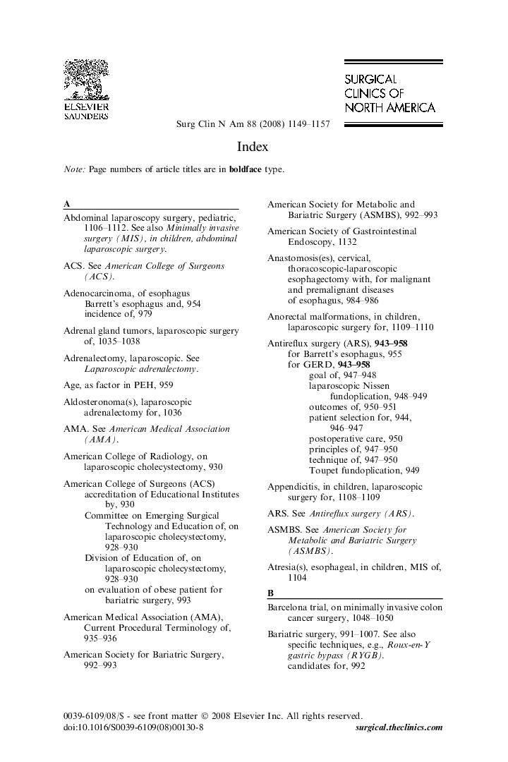 Index