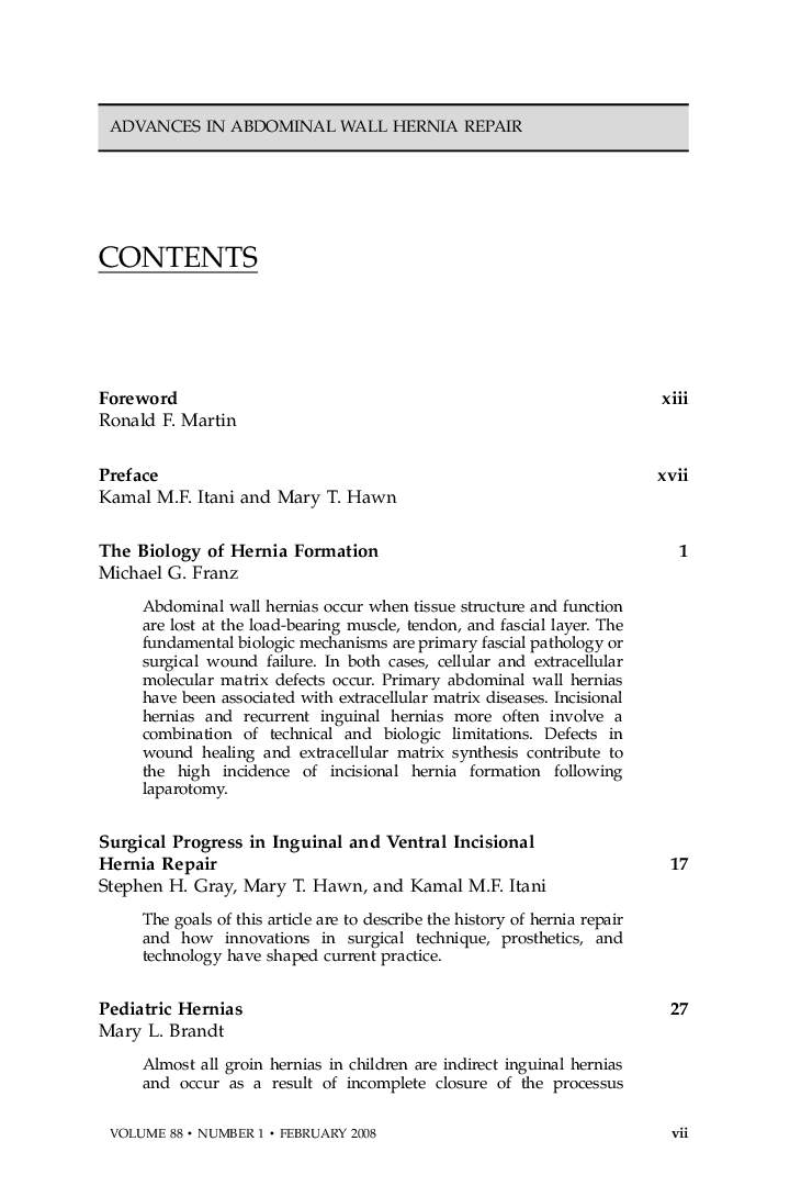 Table of Contents