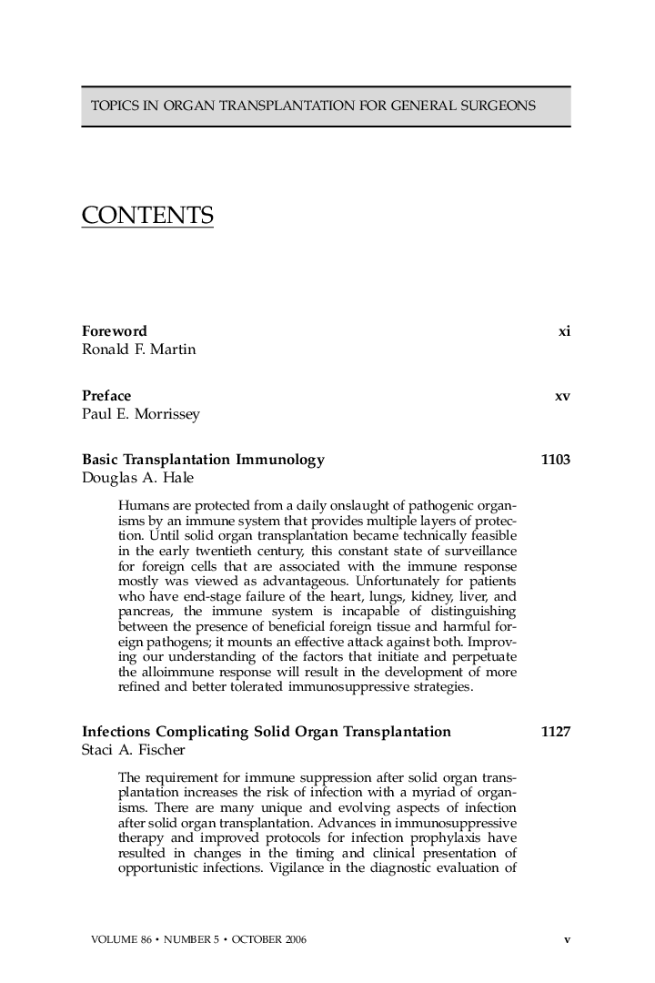 Table of Contents