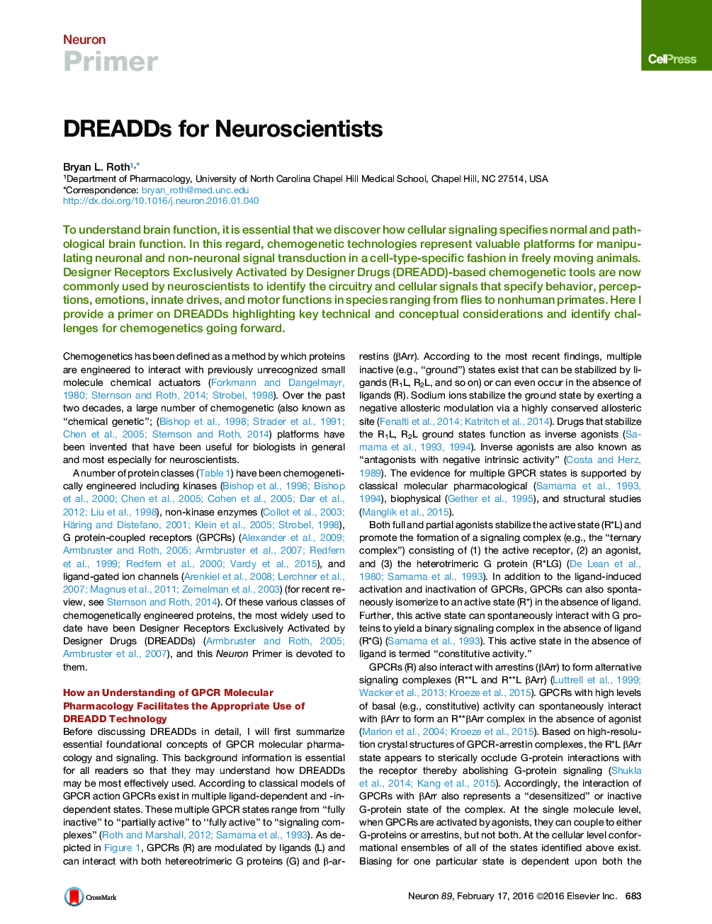 DREADDs for Neuroscientists