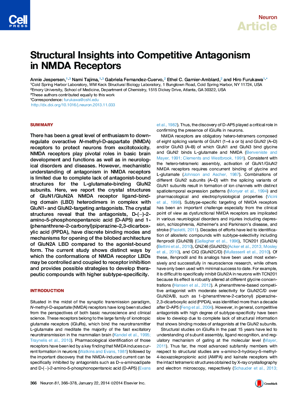 Structural Insights into Competitive Antagonism in NMDA Receptors