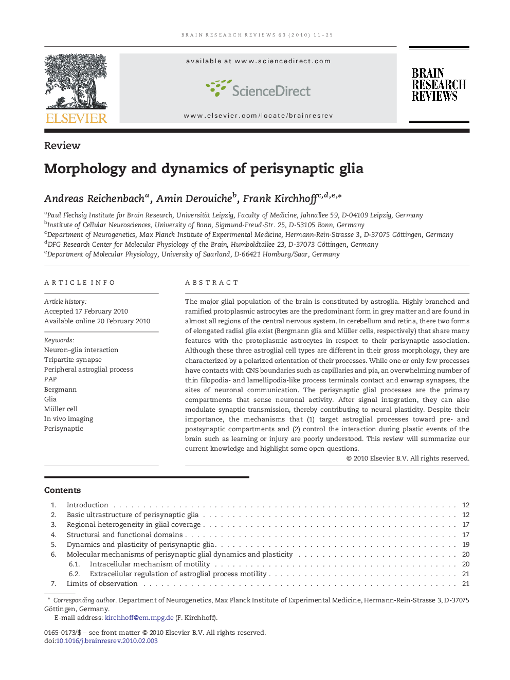 Morphology and dynamics of perisynaptic glia