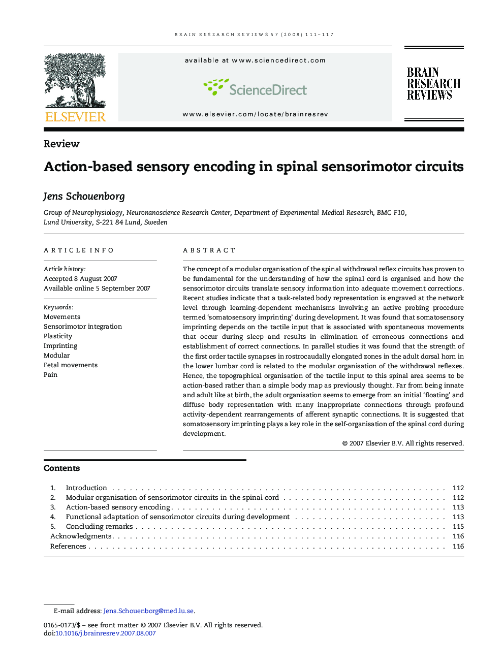 Action-based sensory encoding in spinal sensorimotor circuits