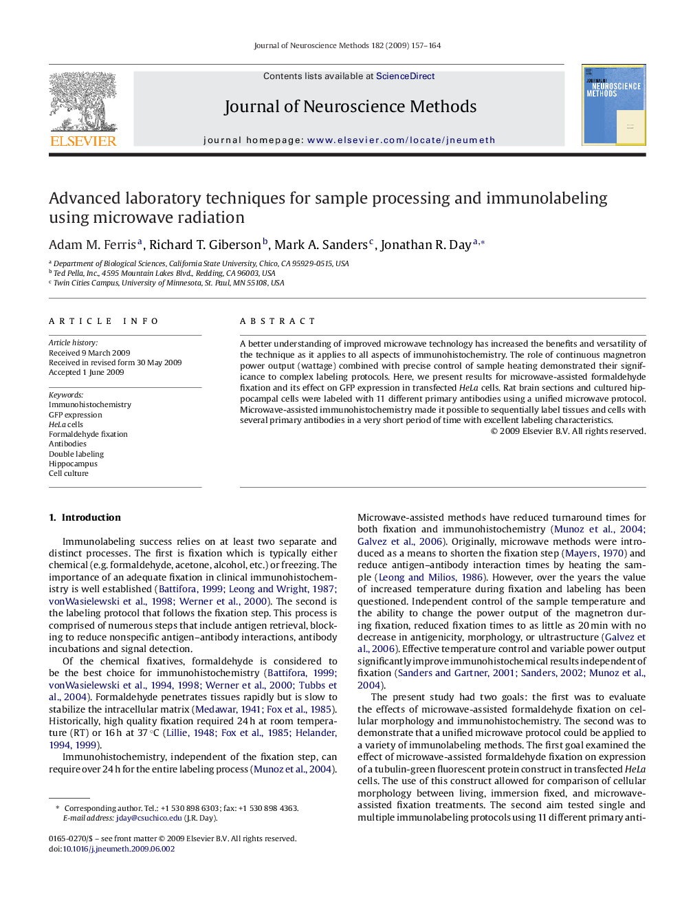 Advanced laboratory techniques for sample processing and immunolabeling using microwave radiation