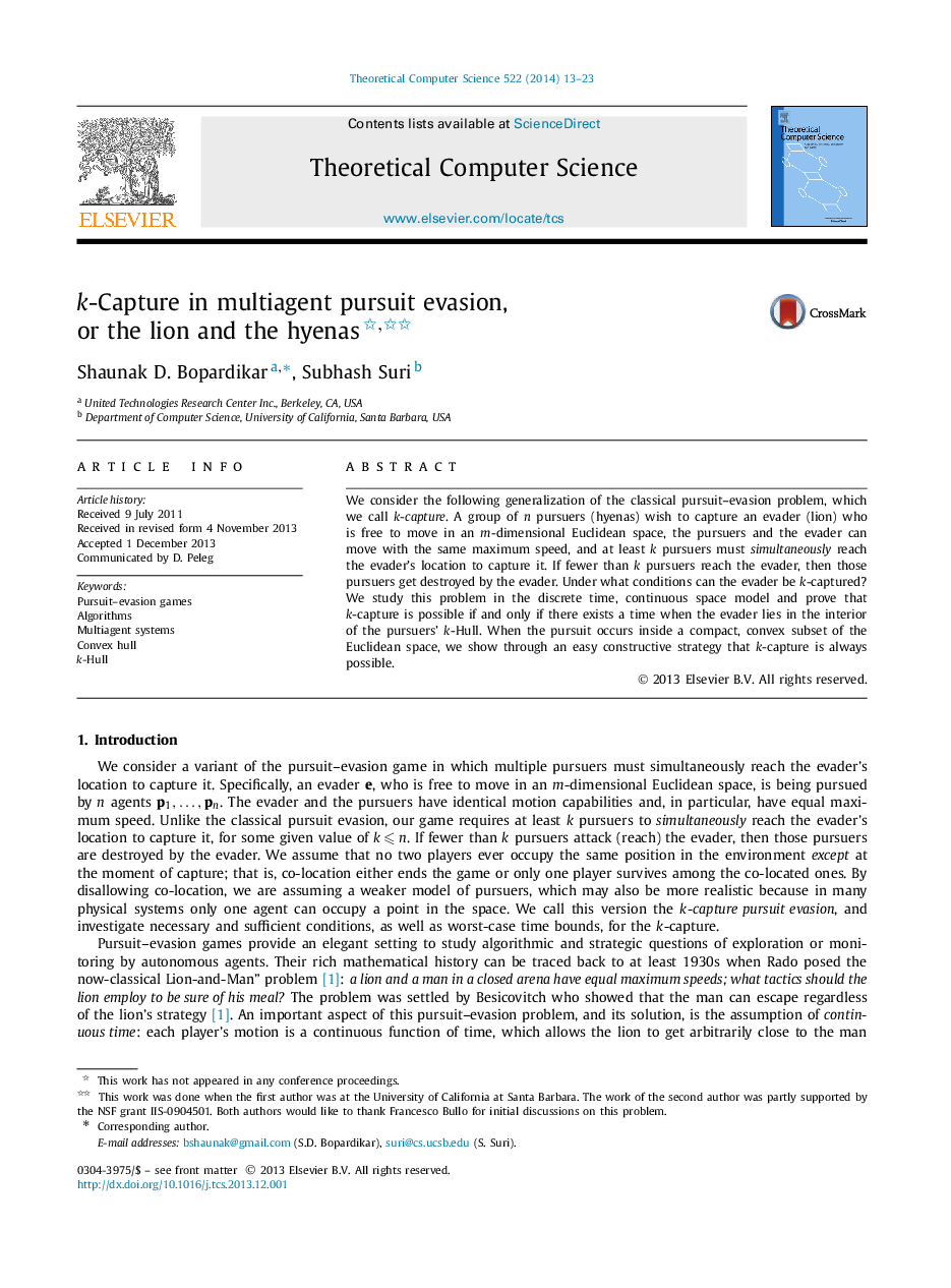 k-Capture in multiagent pursuit evasion, or the lion and the hyenas 