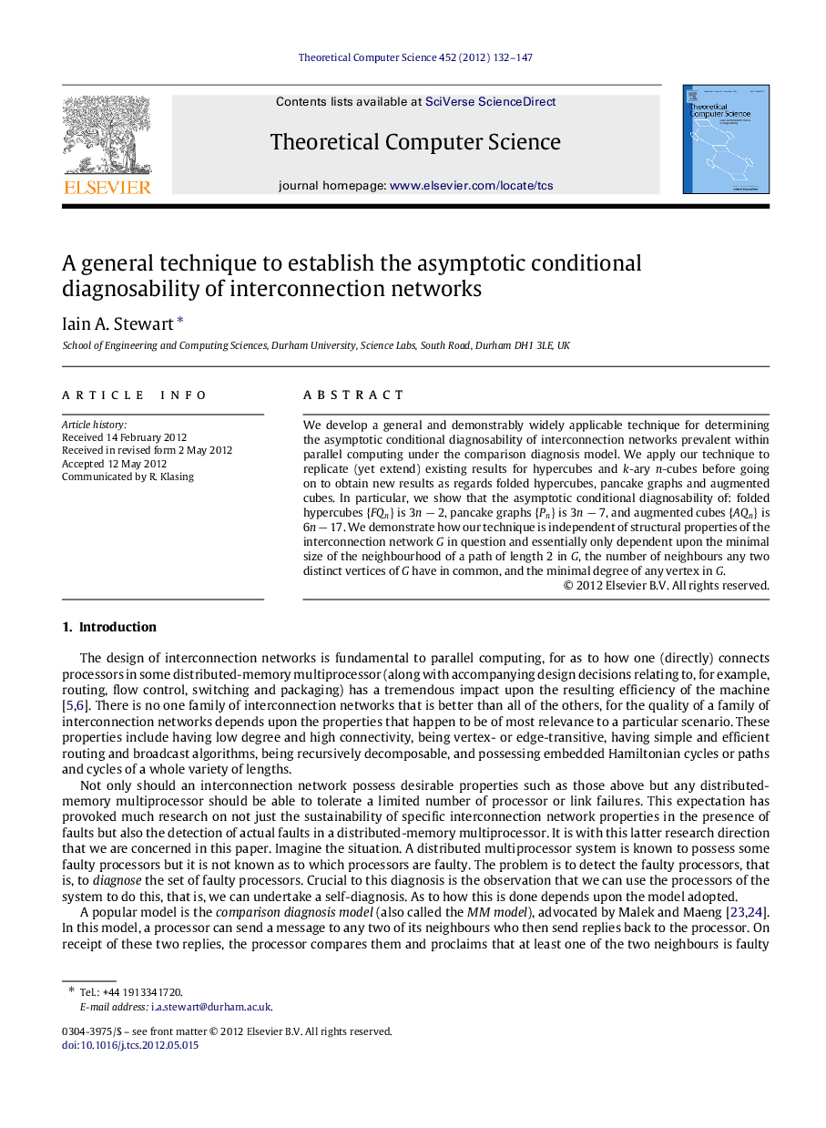 A general technique to establish the asymptotic conditional diagnosability of interconnection networks