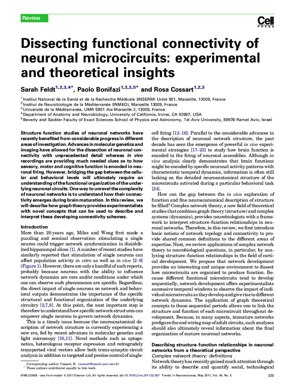 Dissecting functional connectivity of neuronal microcircuits: experimental and theoretical insights