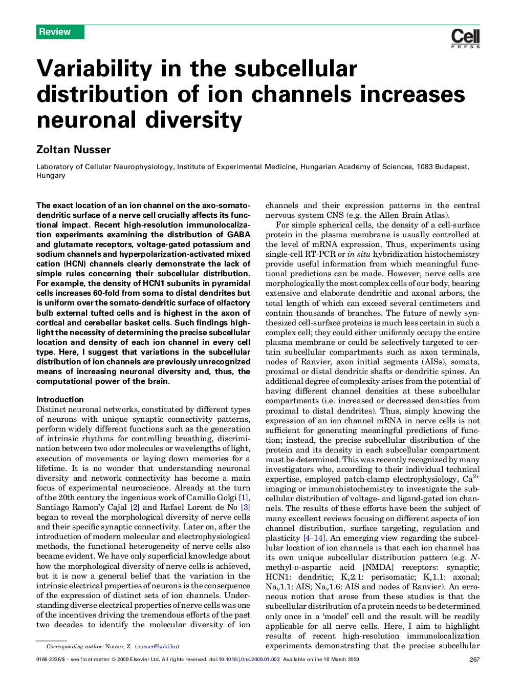 Variability in the subcellular distribution of ion channels increases neuronal diversity