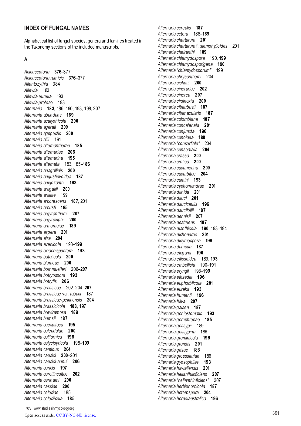 Index of Fungal Names