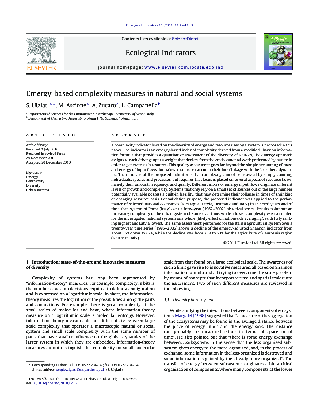 Emergy-based complexity measures in natural and social systems