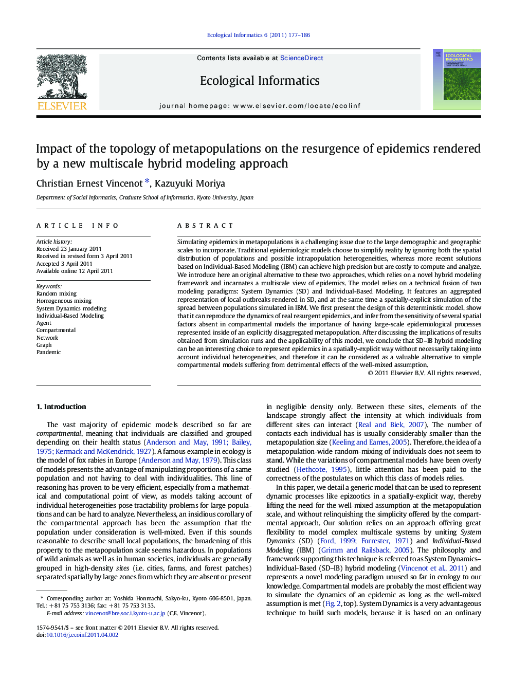 Impact of the topology of metapopulations on the resurgence of epidemics rendered by a new multiscale hybrid modeling approach