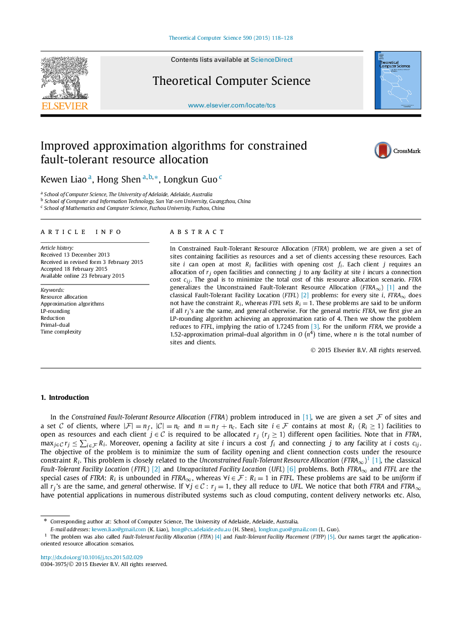 Improved approximation algorithms for constrained fault-tolerant resource allocation