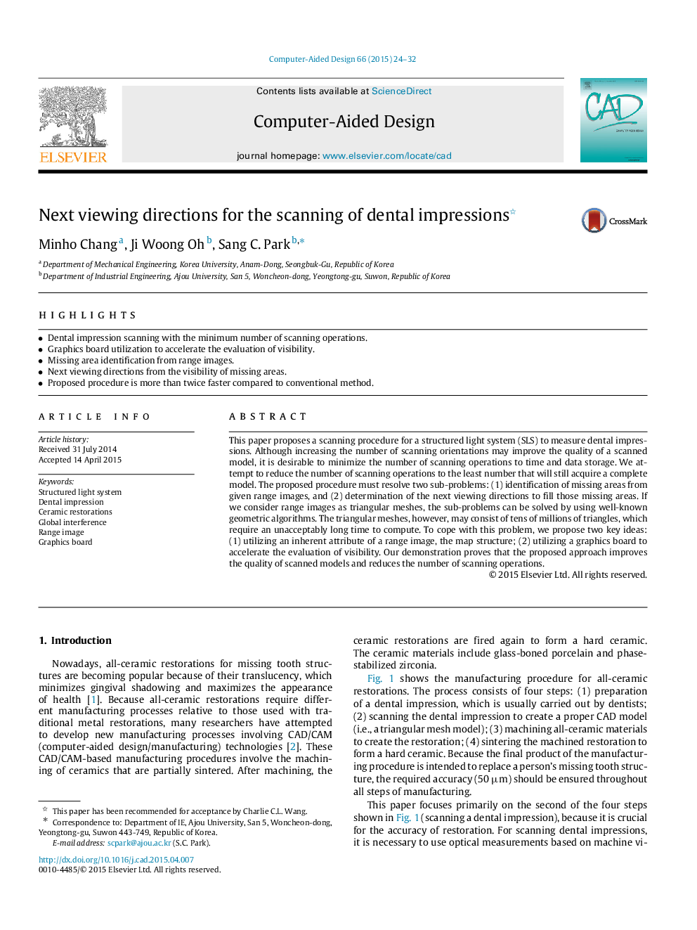 Next viewing directions for the scanning of dental impressions 